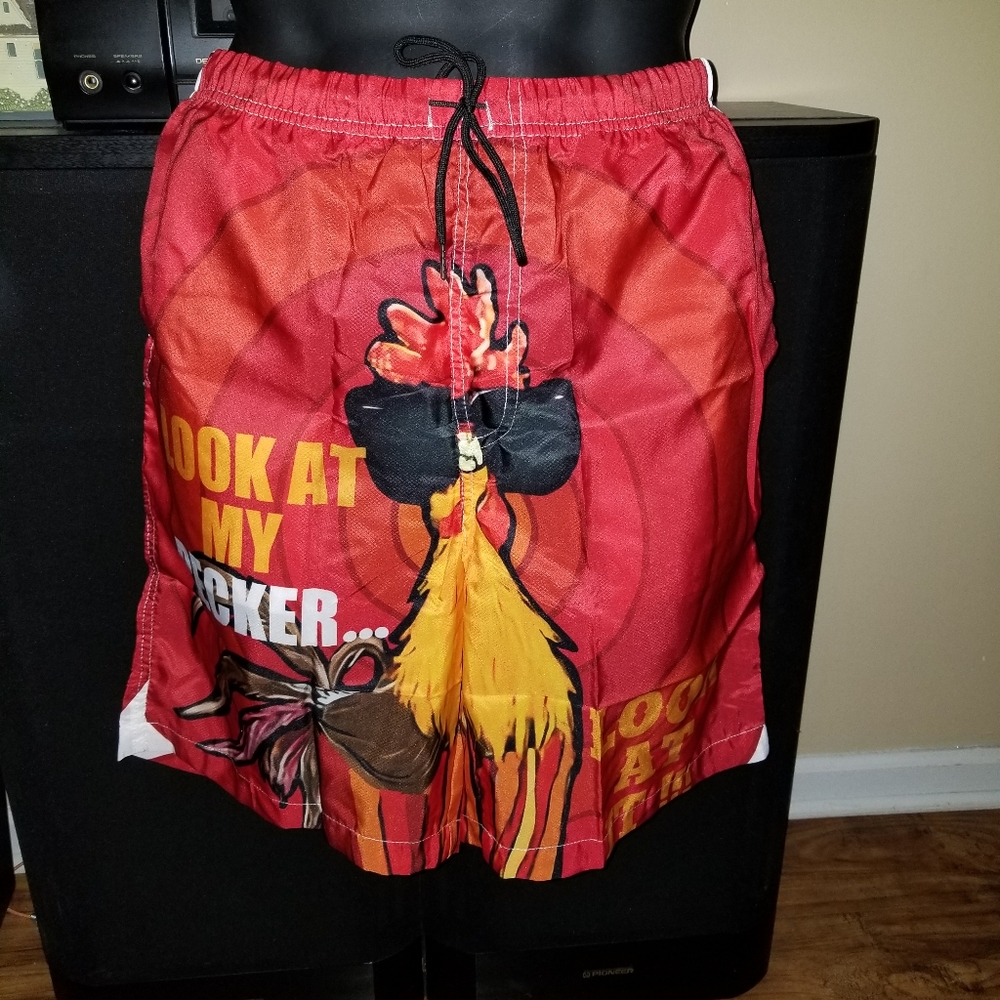 "Look at My **cker" Swim Trunks